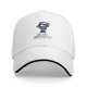 Black Baseball Cap With Cartoon Character Graphic Design