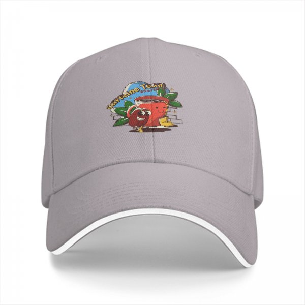 Black Baseball Cap with Caffeine Team Coffee Graphic Print