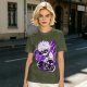 Olive Anime Graphic T-Shirt Featuring Killua Zoldyck