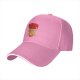 Black baseball cap with capybara eating ramen ramen club print