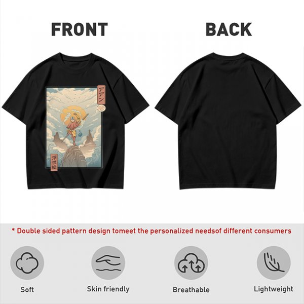 Avatar Aang Ukiyo-e Style Graphic Tee