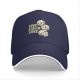 Black Baseball Cap With Live Laugh Love Skull Graphic