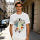Totoro and Girls Fly Me To The Moon Graphic T-Shirt Design
