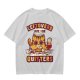 Leftovers Are For Quitters Cat Graphic T-Shirt