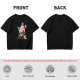 Olive T-Shirt With Relaxed Bearded Man Holding Skull Cup Print