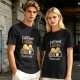 Caffeine Loading Duck Graphic T-Shirt for Coffee Lovers