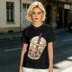 Olive T-Shirt With Halloween Themed Boba Tea Graphic