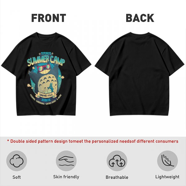 Totoro's Summer Camp Graphic T-Shirt