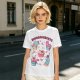 Olive T-Shirt With Cute Dinosaur Ice Cream Graphic Print