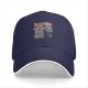 Black baseball cap with Hellfire Tiki Club graphic print