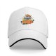 Black Baseball Cap With Cute Pumpkin Creature Graphic