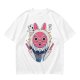 Olive T-Shirt with Princess Mononoke Mask and Kodama Print