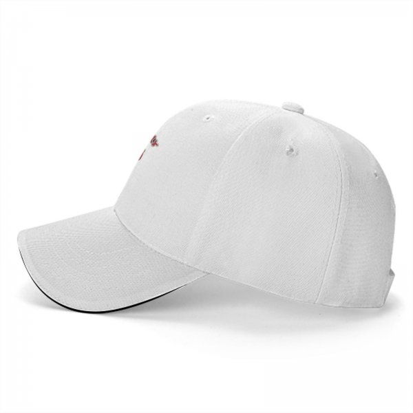 Black baseball cap with pretty fly mushroom graphic and sunglasses