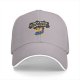 Black Baseball Cap With Wizard Cat 'My Super Power Is Making Stupid People Disappear' Print
