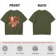 Olive T-Shirt with Cute Sloth 'It Gets Better' Graphic Print