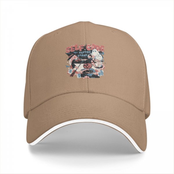 Self Care Before Scare Halloween Themed Baseball Cap