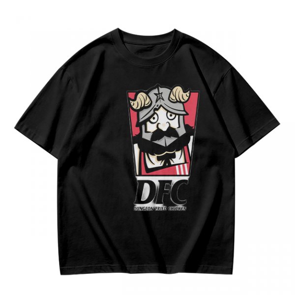 Olive T-Shirt with DFC Viking Graphic Print