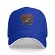 Black baseball cap with cat remote movie graphic print