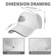 Black baseball cap with teacup on books and botanical print