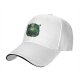 Black baseball cap with One Piece Roronoa Zoro graphic print