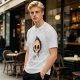 Olive T-shirt with Cute Grim Reaper Skull Graphic