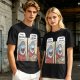 Shark seafood diet meme graphic t-shirt