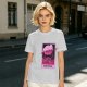 Olive T-Shirt With Tarot Card Style Goose Print HJÖNK