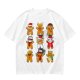 Olive Christmas Gingerbread Character Graphic T-Shirt