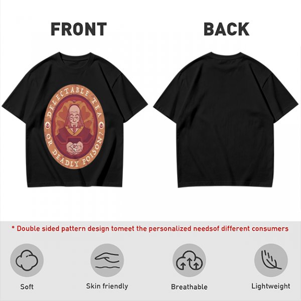 Unisex Graphic Tee Featuring Iroh Delectable Tea Or Deadly Poison Design