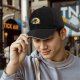 Black Baseball Cap With Xenomorph Alien Graphic Print