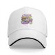 Black baseball cap with Golden Grams Themed Graphic Print
