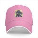 Black baseball cap with villainous fantasy warrior graphic print