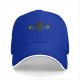 Black Baseball Cap With Green Dragon Eyes Graphic Design