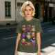 Halloween Animal Cupcake Graphic T-Shirt For Spooky Season
