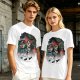 Olive T-Shirt Featuring Captain Hook and Mr. Smee from Peter Pan