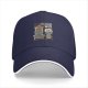 Black baseball cap with Howling Mad Tiki Lounge graphic print