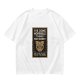 Olive T-Shirt With 'I've Done Horrible Things For Money' Cat Work Print