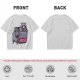 Olive graphic t-shirt with raccoons and 'I Will Rise Eventually' text