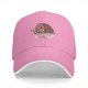 Black Baseball Cap With Hamlet Ham And Skull Graphic Print