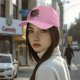 Black baseball cap with coffee solves everything bear graphic