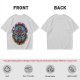 Olive t-shirt with skeleton warrior graphic and permission forgiveness text