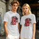 Olive T-Shirt with Retro Cartoon Gas Can 'Aged Like Fine' Print