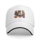 Black baseball cap with Halloween animal cupcake graphic design
