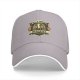 Black Baseball Cap With Silly Goose Academy Emblem Design