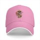 Black Baseball Cap with Sushi Dragon Graphic Print