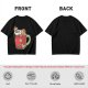 Olive T-Shirt With Cute Capybara In Christmas Hot Cocoa Mug Print