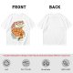 Olive T-Shirt With Kitten Nuggets Fried Chicken Box Graphic