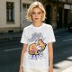 Olive T-Shirt with Don't Worry Be Nappy Sleeping Cat Graphic