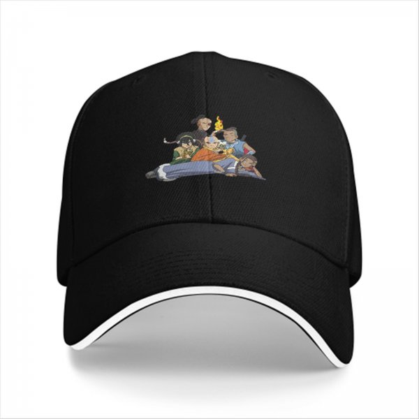 Avatar The Last Airbender Group Graphic Baseball Cap