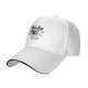 Black baseball cap with Trash Club graphic featuring cartoon mouse in trash can